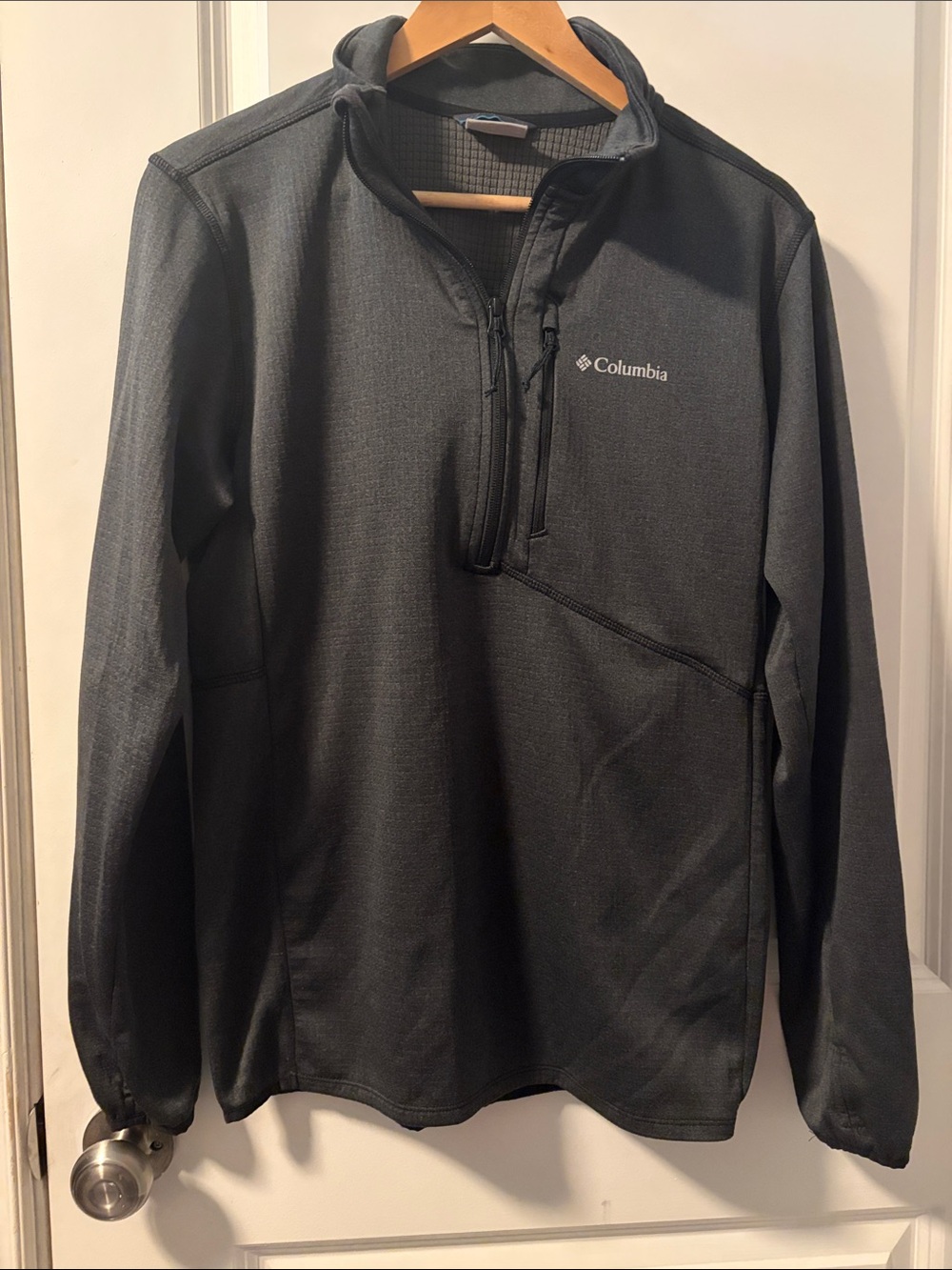 Columbia Dark Gray Half-Zip Performance Jacket